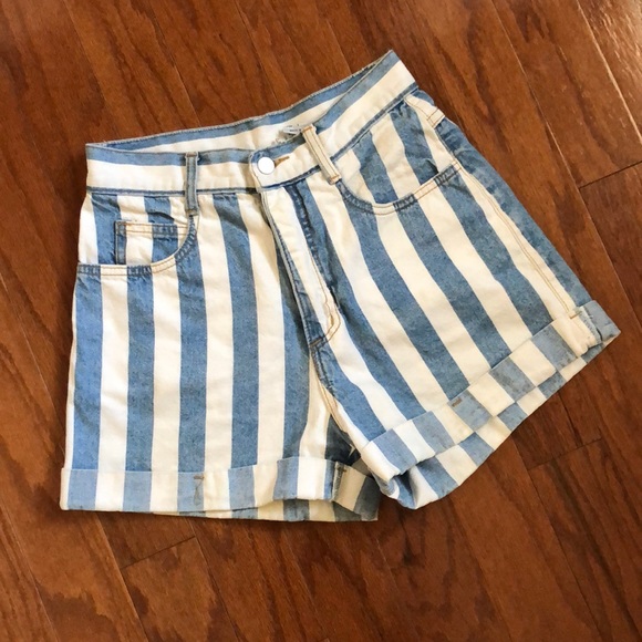 Laffs Pants - Vintage 1990’s Striped Shorts